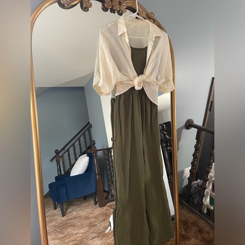Free People Movement Good Karma Flare Jumpsuit